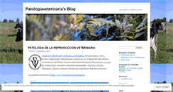 Desktop Screenshot of patologiaveterinaria.wordpress.com