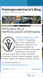 Mobile Screenshot of patologiaveterinaria.wordpress.com