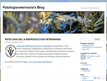 Tablet Screenshot of patologiaveterinaria.wordpress.com