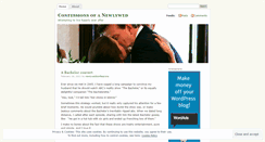 Desktop Screenshot of newlywedconfessions.wordpress.com