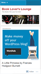 Mobile Screenshot of bookloverslounge.wordpress.com