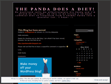 Tablet Screenshot of dietpanda.wordpress.com