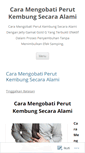 Mobile Screenshot of caramengobatiperutkembungsecaraalami22.wordpress.com