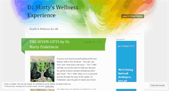 Desktop Screenshot of drmartyswellnessexperience.wordpress.com
