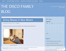 Tablet Screenshot of discofamily.wordpress.com