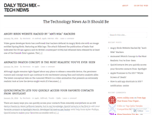 Tablet Screenshot of dtechmix.wordpress.com