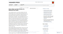 Desktop Screenshot of habaneronews.wordpress.com