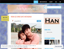 Tablet Screenshot of hanhyojooworld.wordpress.com