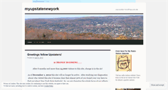 Desktop Screenshot of myupstatenewyork.wordpress.com