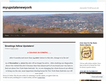 Tablet Screenshot of myupstatenewyork.wordpress.com