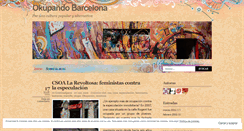 Desktop Screenshot of okupandobarcelona.wordpress.com