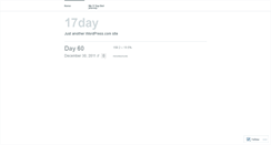 Desktop Screenshot of 17day.wordpress.com