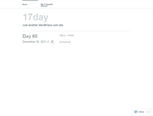 Tablet Screenshot of 17day.wordpress.com