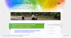 Desktop Screenshot of girlsreport.wordpress.com