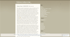 Desktop Screenshot of lushiousliving.wordpress.com