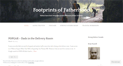 Desktop Screenshot of footprintsoffatherhood.wordpress.com