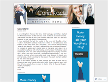 Tablet Screenshot of carinkoch.wordpress.com