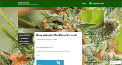 Desktop Screenshot of clarkfrench.wordpress.com