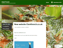 Tablet Screenshot of clarkfrench.wordpress.com