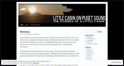 Desktop Screenshot of littlecabinonpugetsound.wordpress.com