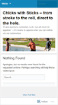 Mobile Screenshot of chickswithsticks.wordpress.com