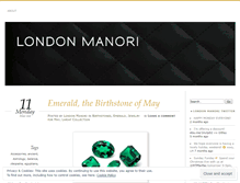 Tablet Screenshot of londonmanori.wordpress.com