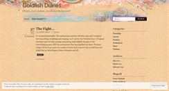Desktop Screenshot of goldfishletters.wordpress.com