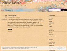 Tablet Screenshot of goldfishletters.wordpress.com