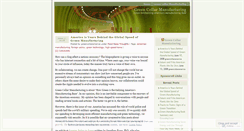 Desktop Screenshot of greencollarmanufacturing.wordpress.com