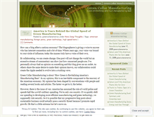Tablet Screenshot of greencollarmanufacturing.wordpress.com