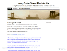 Tablet Screenshot of keepstatestreetresidential.wordpress.com