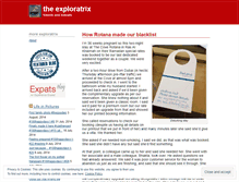 Tablet Screenshot of exploratrix.wordpress.com