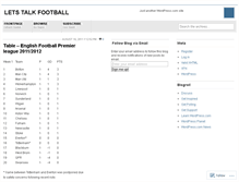 Tablet Screenshot of alansfootballblogs.wordpress.com