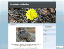 Tablet Screenshot of paleobotanica.wordpress.com