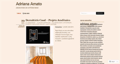 Desktop Screenshot of adrianaamato.wordpress.com