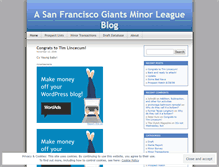 Tablet Screenshot of minorgiants.wordpress.com