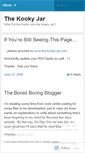 Mobile Screenshot of kookymonsta.wordpress.com