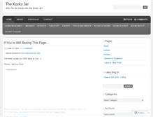 Tablet Screenshot of kookymonsta.wordpress.com