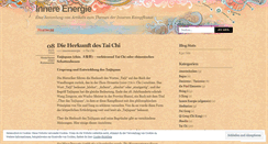 Desktop Screenshot of innere0energie.wordpress.com