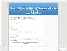 Tablet Screenshot of gurzahotorrents.wordpress.com