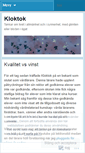Mobile Screenshot of kloktoken.wordpress.com
