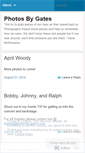 Mobile Screenshot of photosbygates.wordpress.com