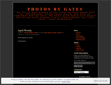 Tablet Screenshot of photosbygates.wordpress.com
