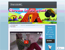 Tablet Screenshot of circusindestad.wordpress.com