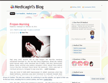 Tablet Screenshot of medicagirl.wordpress.com