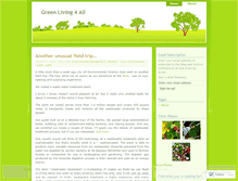 Tablet Screenshot of greenliving4all.wordpress.com