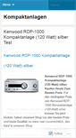Mobile Screenshot of kompaktanlagentest.wordpress.com