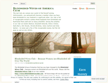 Tablet Screenshot of blindsidedwivesofamericaclub.wordpress.com