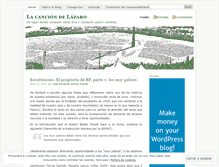 Tablet Screenshot of lacanciondelazaro.wordpress.com