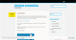 Desktop Screenshot of eduardorivadeneira.wordpress.com